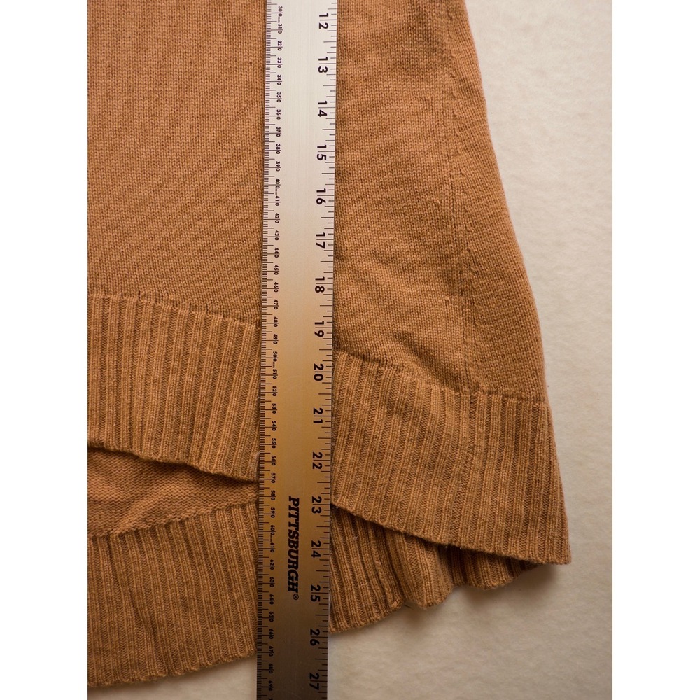 Eileen Fisher Camel Cashmere Merino Wool Oversized High Low Sweater XXS XS - Picture 5 of 6